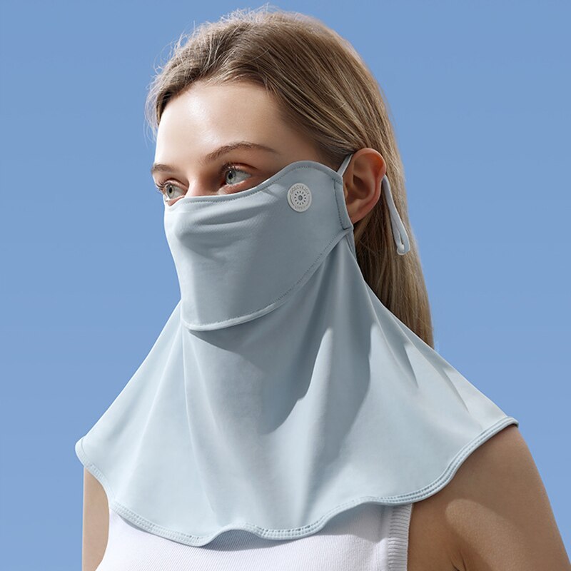 Women Summer Sunscreen Cycling Mask Scarf Neck Gai..