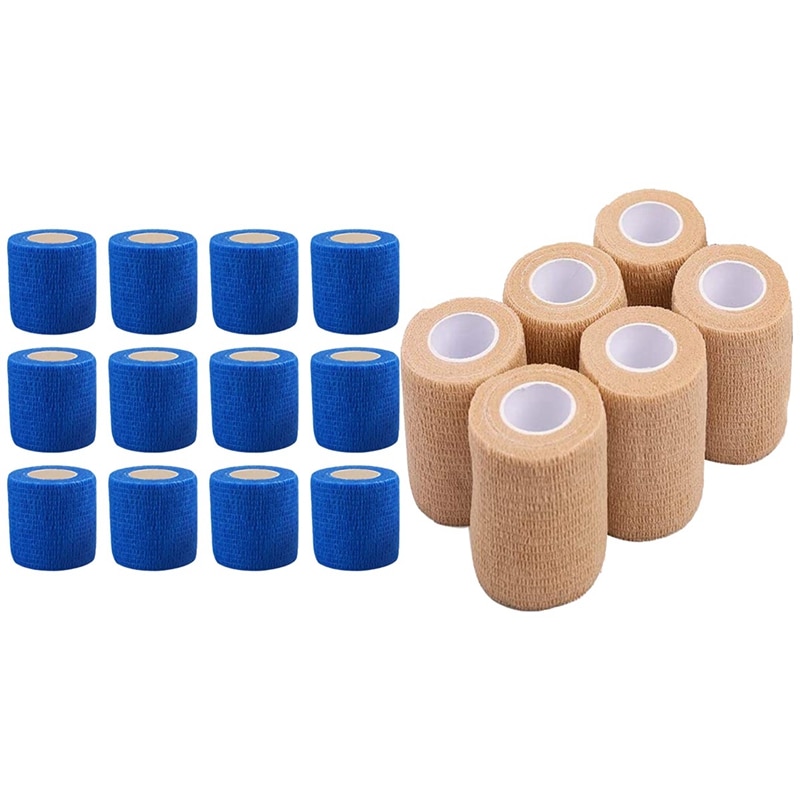 12X Self-Adhesive Elastic Wrap Bandage Tape(5X450cm..
